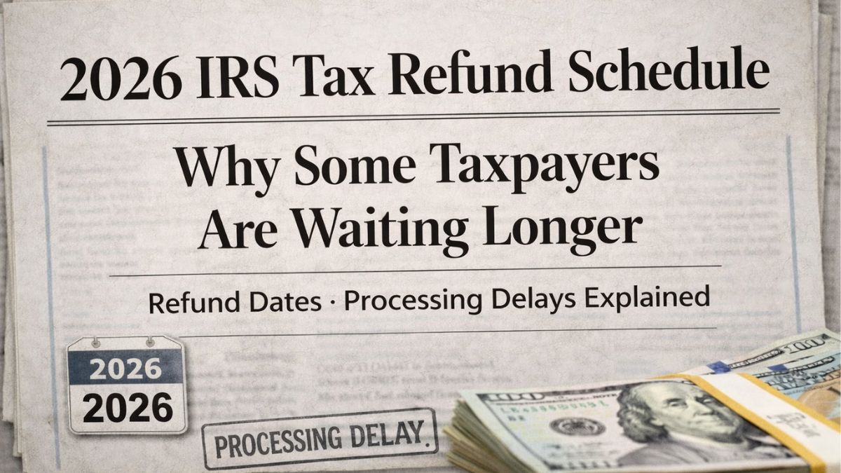 2026 IRS Tax Refund Schedule Explained