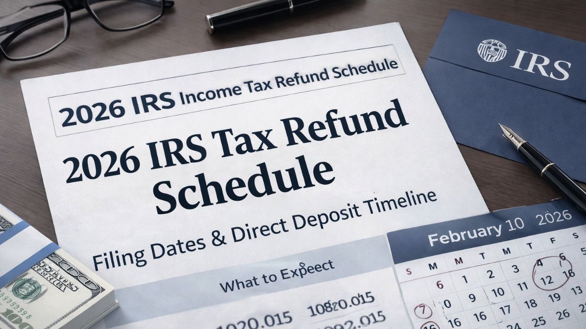 2026 IRS Tax Refund Schedule