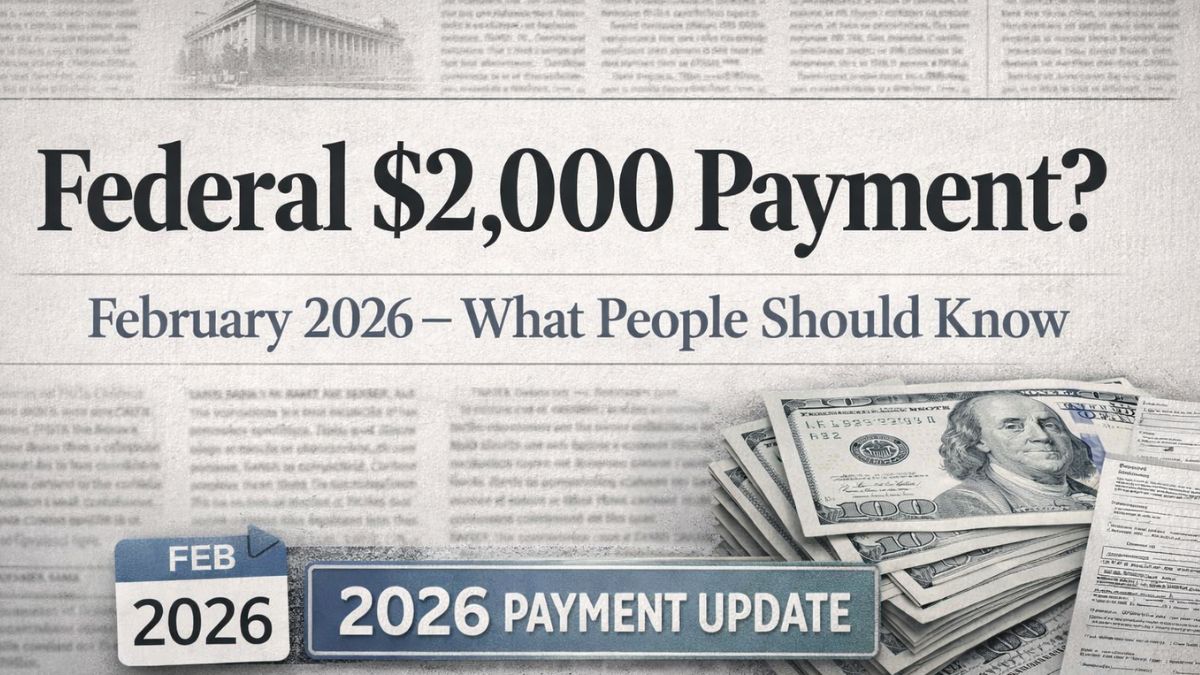 Federal $2000 Payment February 2026