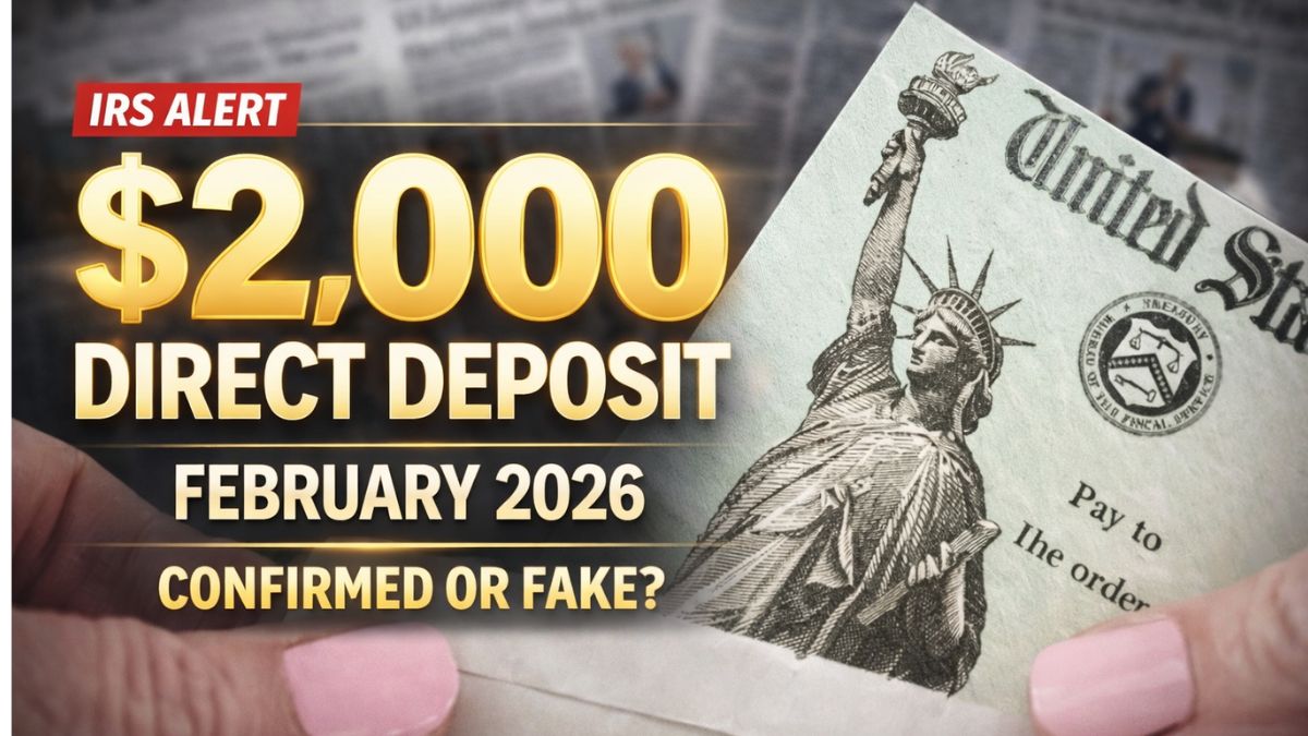 IRS $2,000 Direct Deposit February 2026