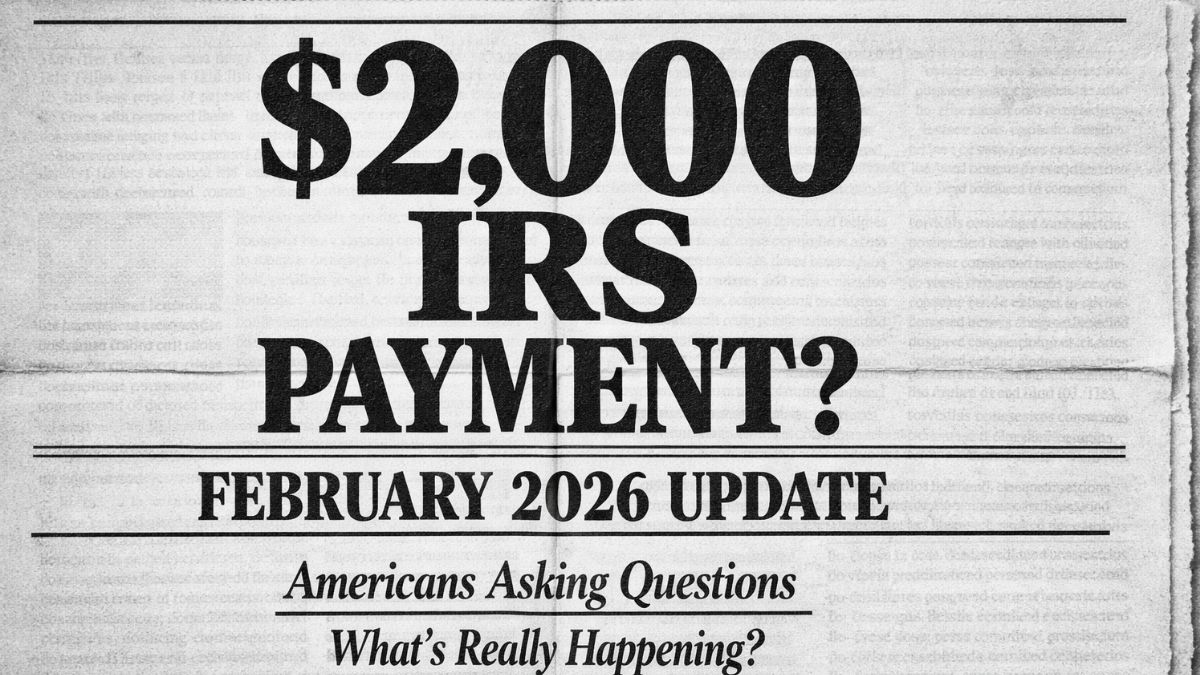 Understanding the $2,000 IRS Payment Talk for February 2026